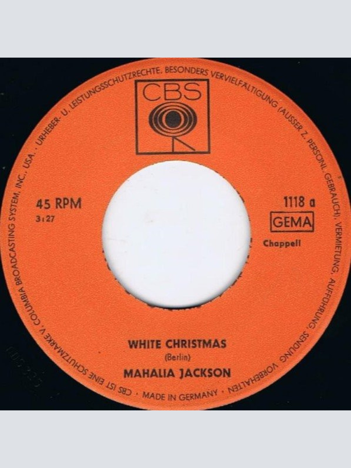 Vinyl / Mahalia Jackson - White Christmas