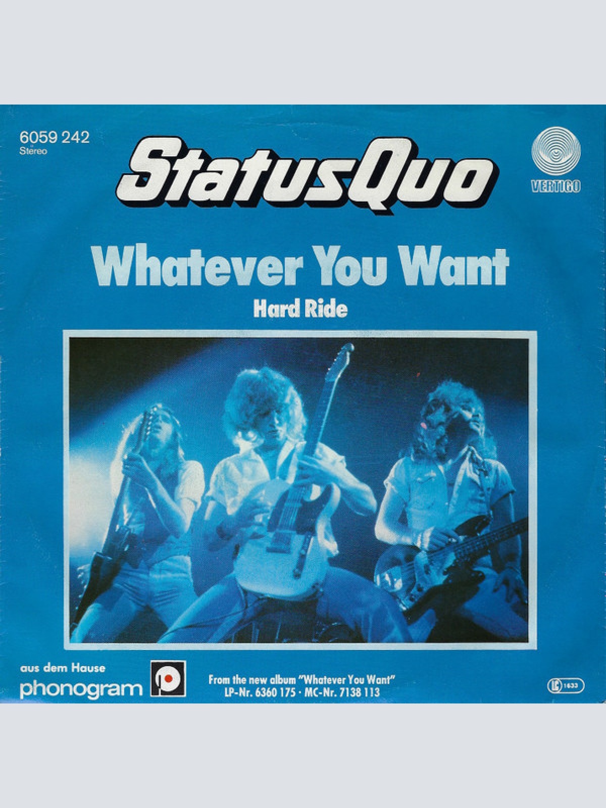 Vinyl / Status Quo - Whatever You Want