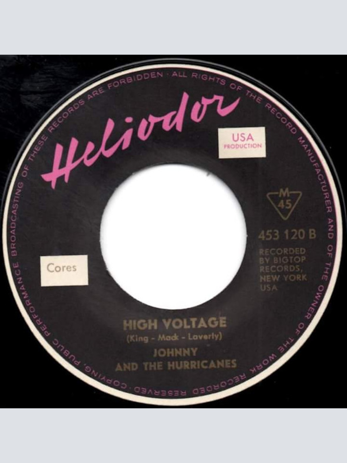 Vinyl / Johnny And The Hurricanes - Du, Du Liegst Mir Im Herzen