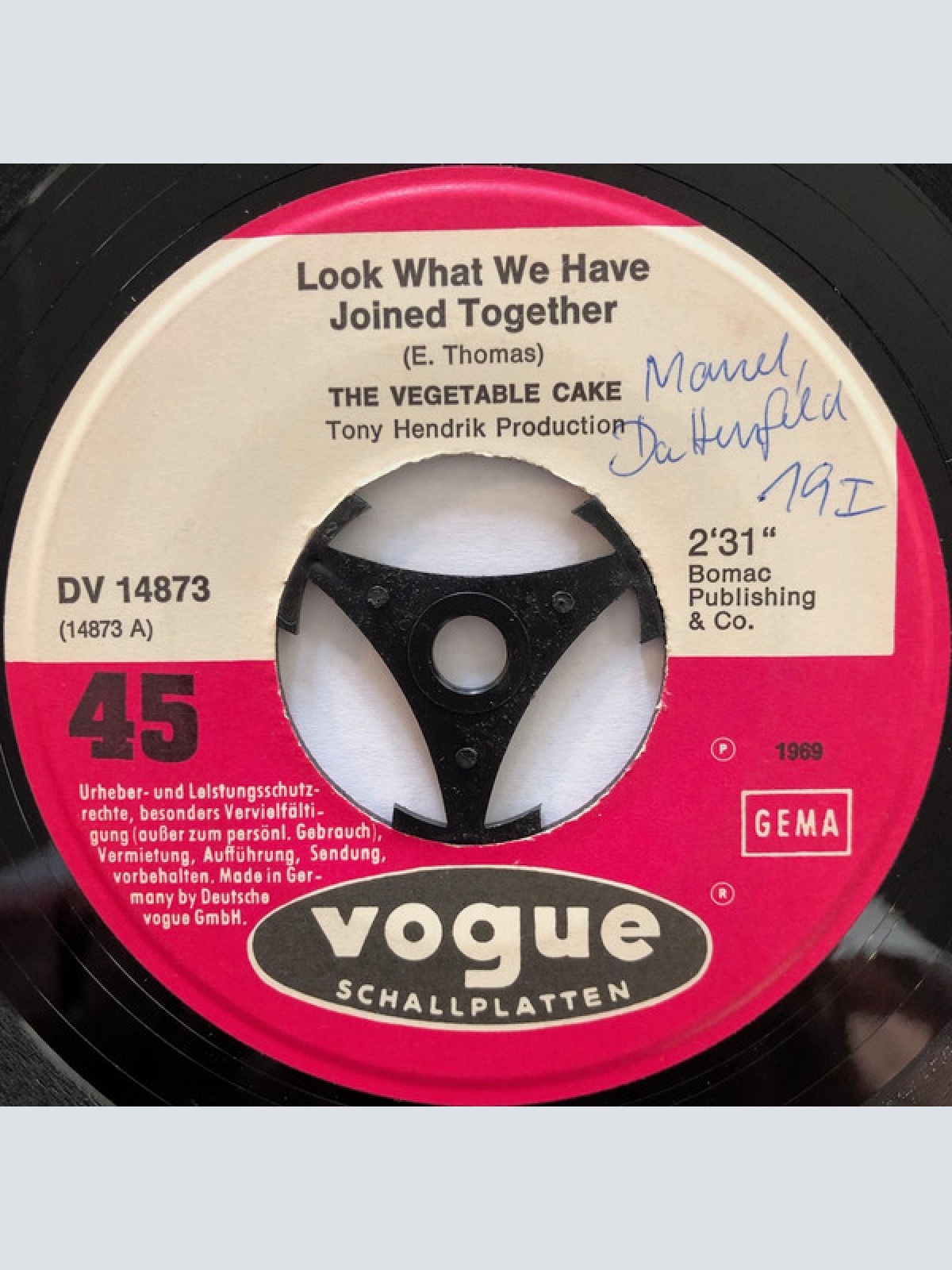 Vinyl / The Vegetable Cake - Look What We Have Joined Together / Mio My