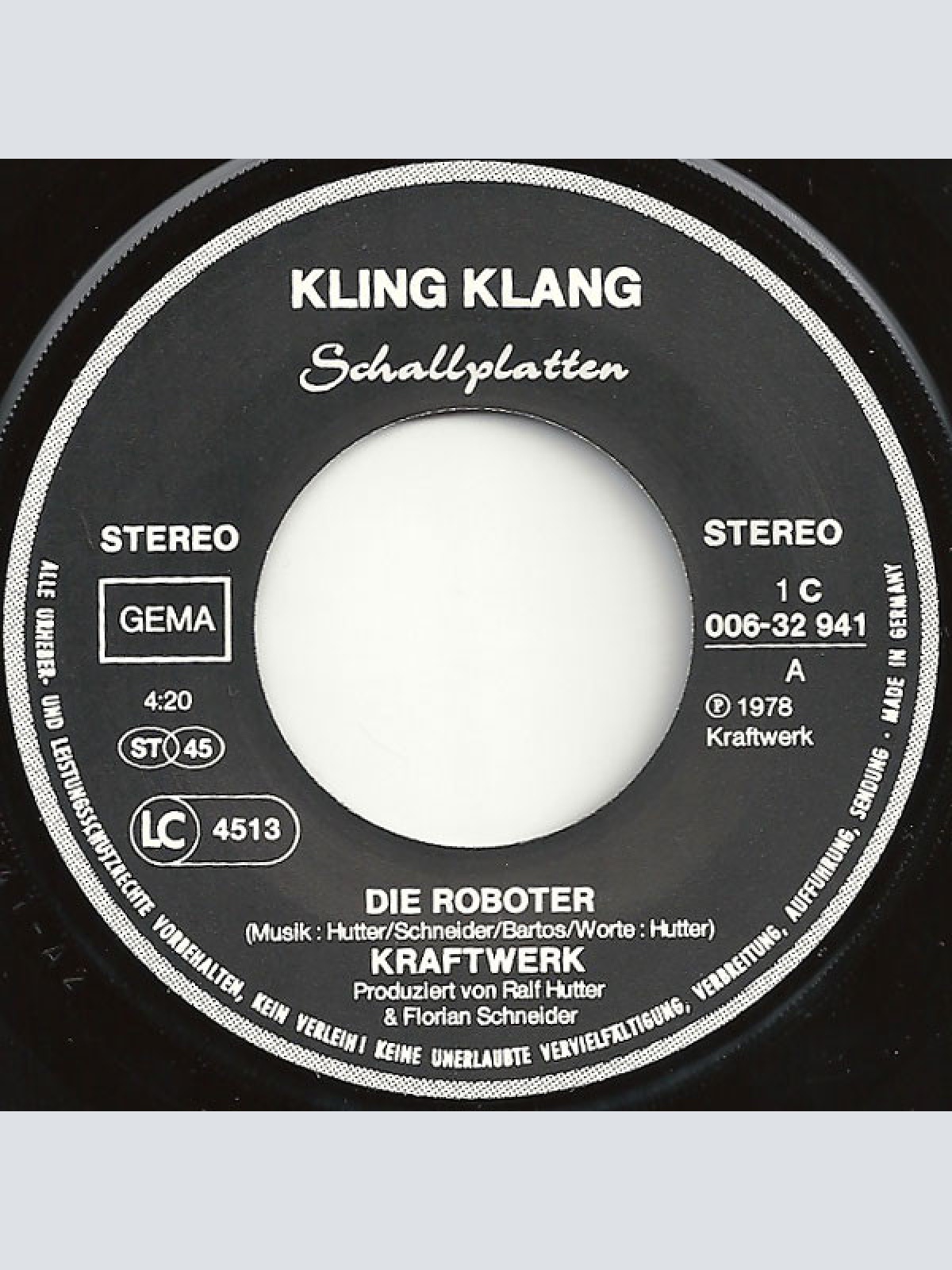 Vinyl / Kraftwerk - Die Roboter