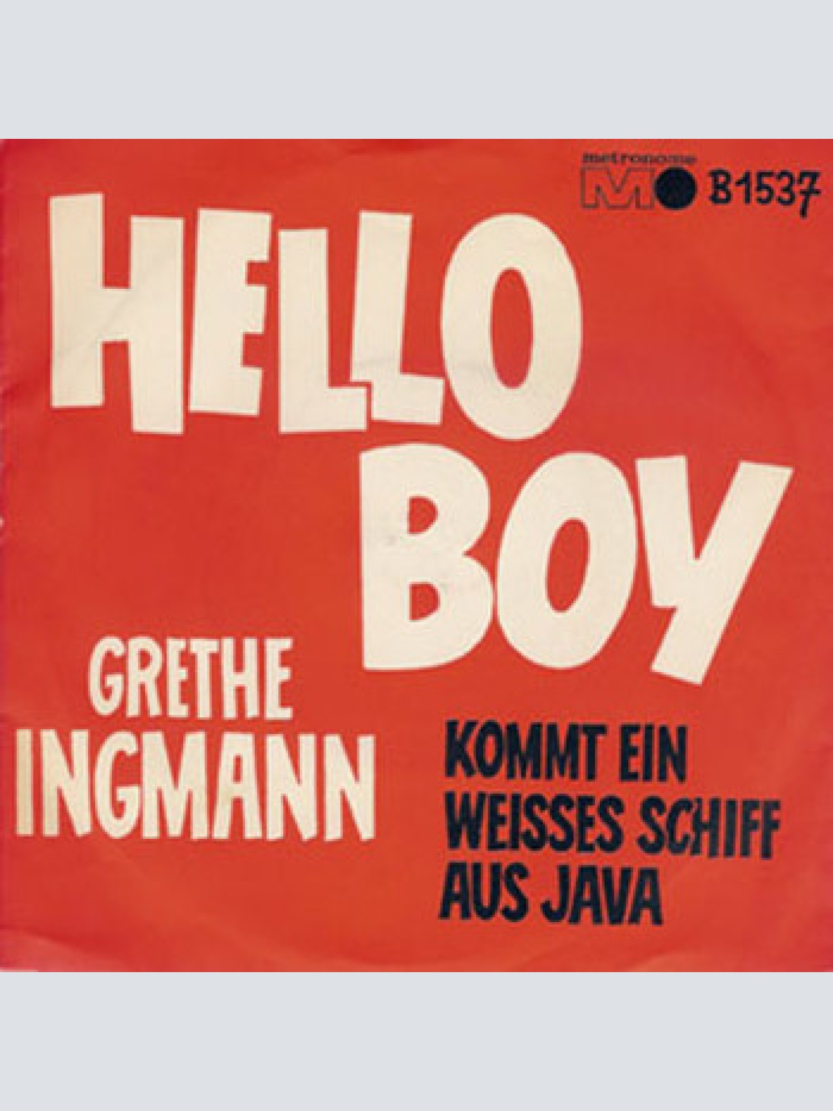 Vinyl / Grethe Ingmann - Hello Boy
