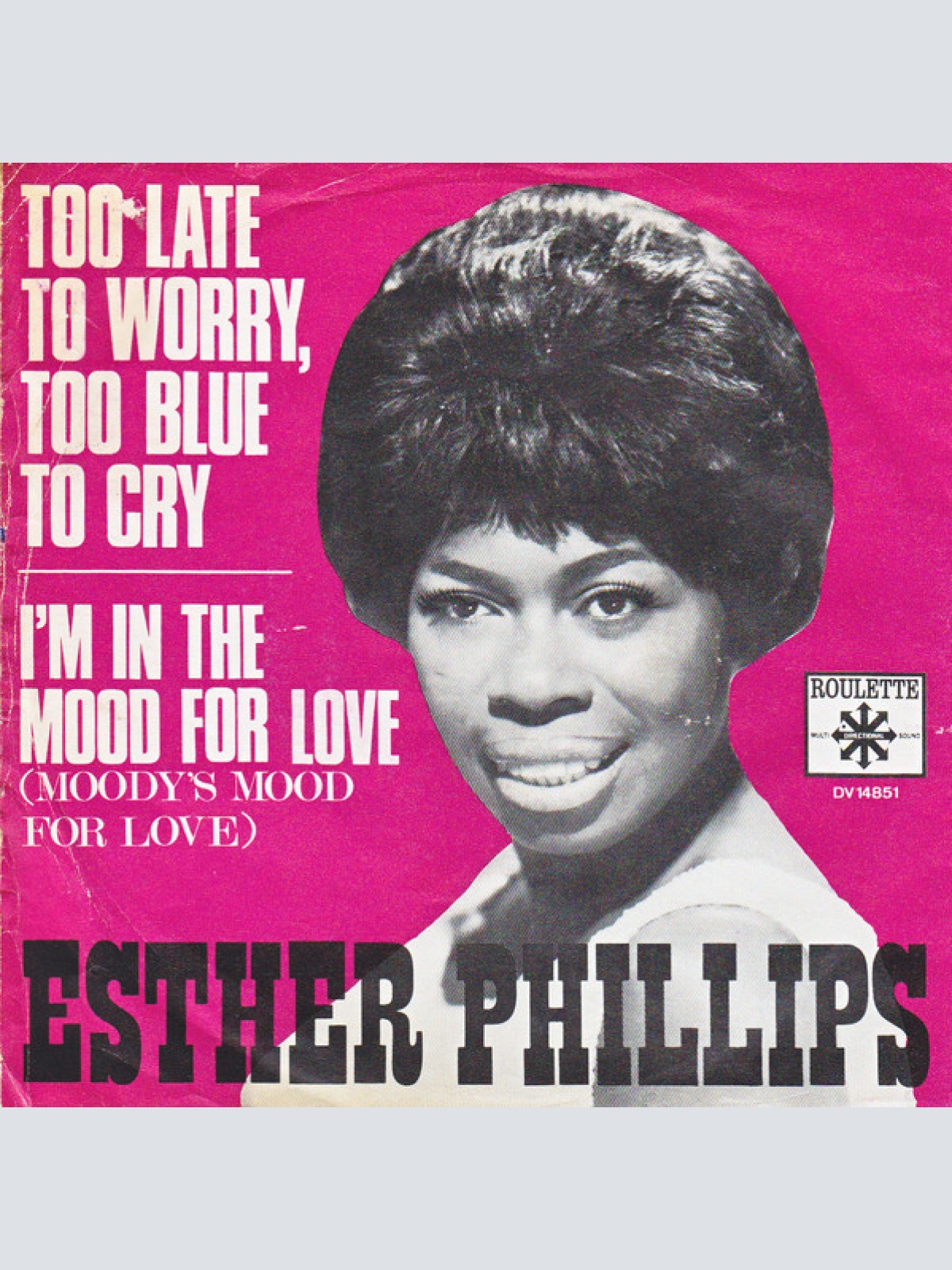 Vinyl / Esther Phillips - Too Late To Worry, Too Blue To Cry