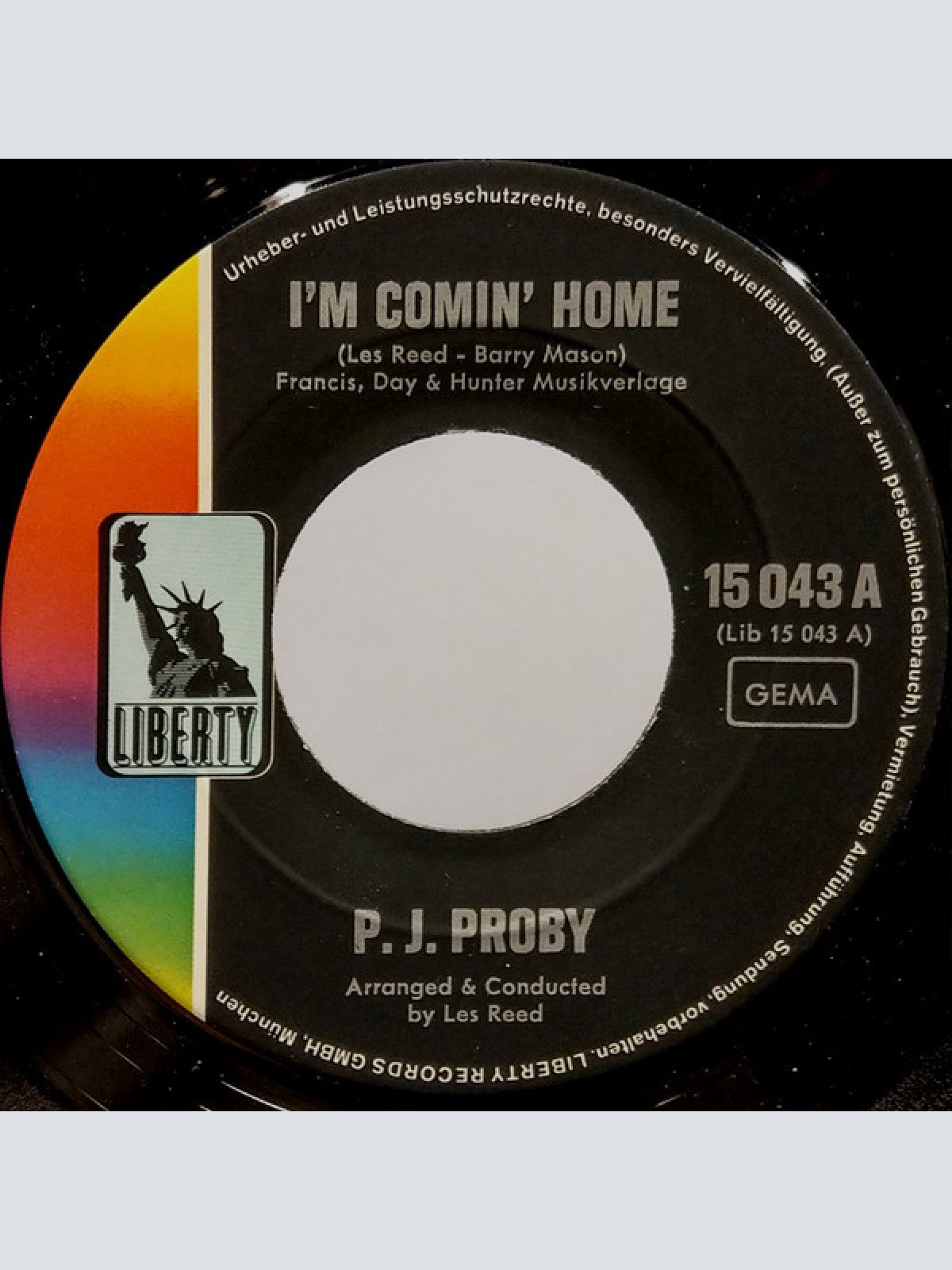 Vinyl / P.J. Proby - I'm Comin' Home