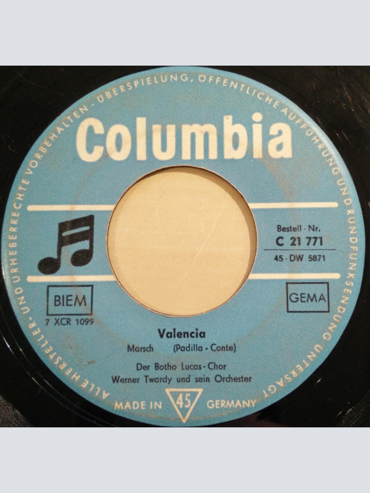 Vinyl / Der Botho Lucas-Chor* - Valencia / Barcelona