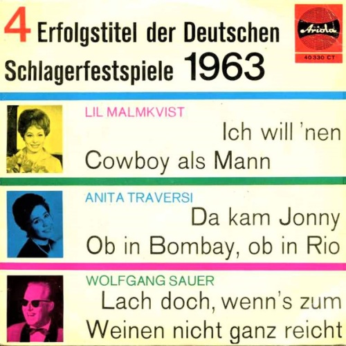 Vinyl / Various - 4 Erfolgstitel Der Deutschen Schlagerfestspiele 1963