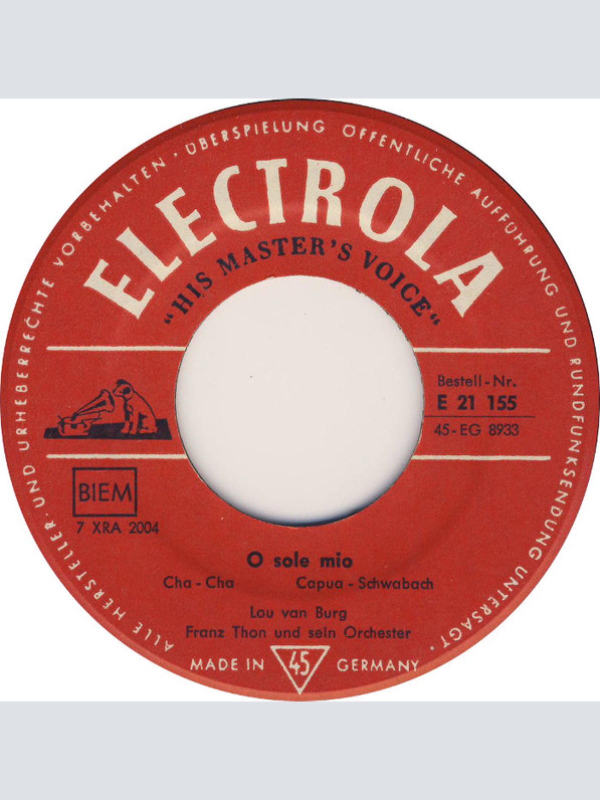 Vinyl / Lou Van Burg - Molto Amore