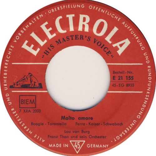 Vinyl / Lou Van Burg - Molto Amore