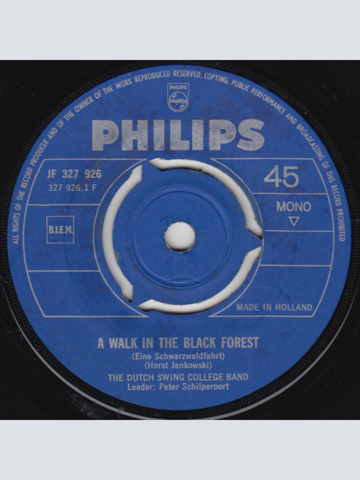 Vinyl / The Dutch Swing College Band - A Walk In The Black Forest / Charleston