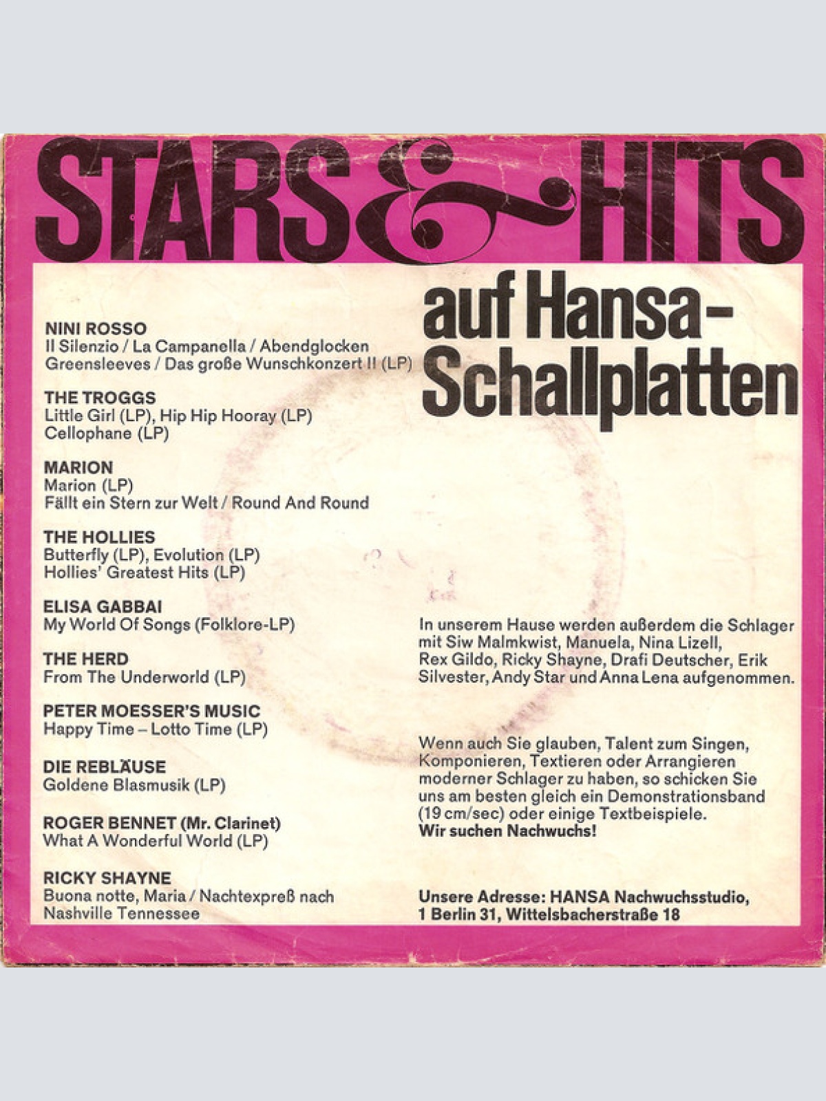 Vinyl / The Troggs - Evil Woman / Sweet Madeleine