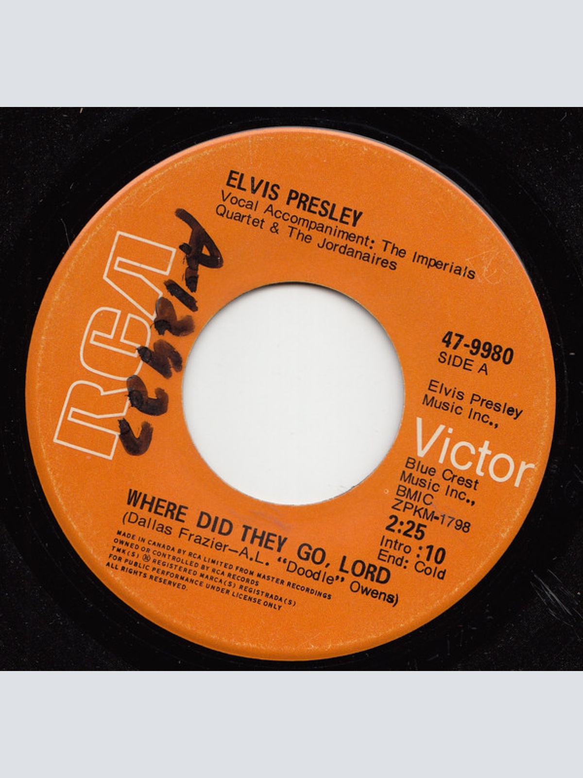 Vinyl / Elvis Presley - Where Did They Go, Lord