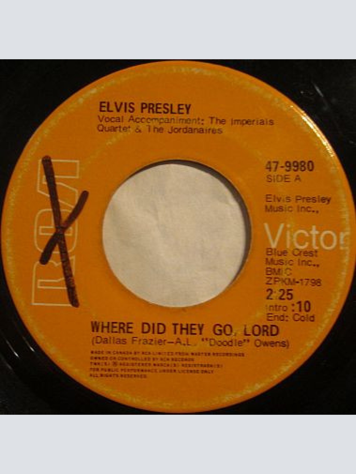Vinyl / Elvis Presley - Where Did They Go, Lord