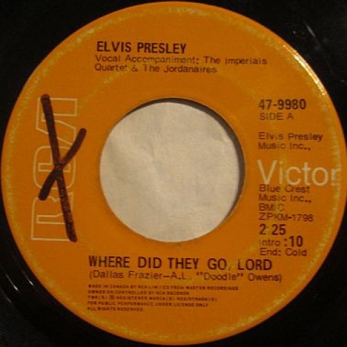 Vinyl / Elvis Presley - Where Did They Go, Lord