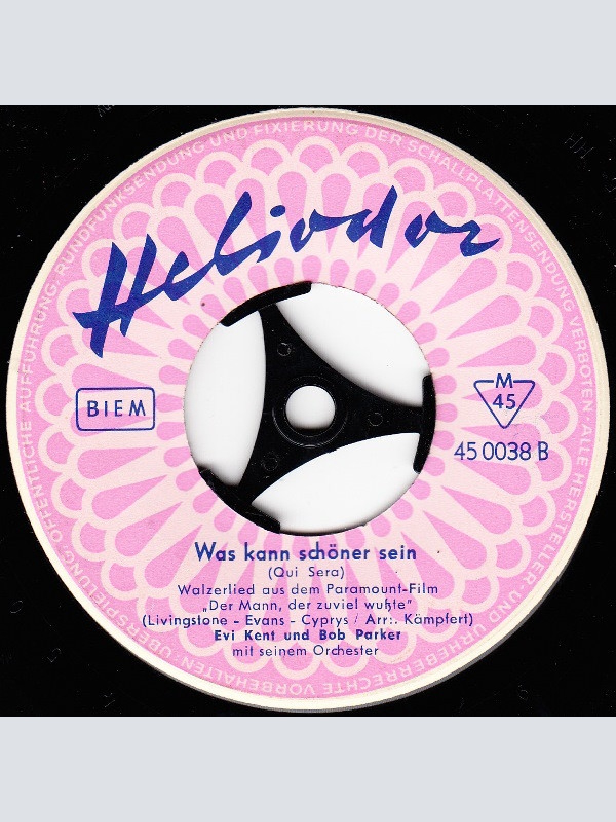 Vinyl / Evi Kent und Bob Parker (12) - Warum Dreh'n Sich Alle Männer Nach Mir Um