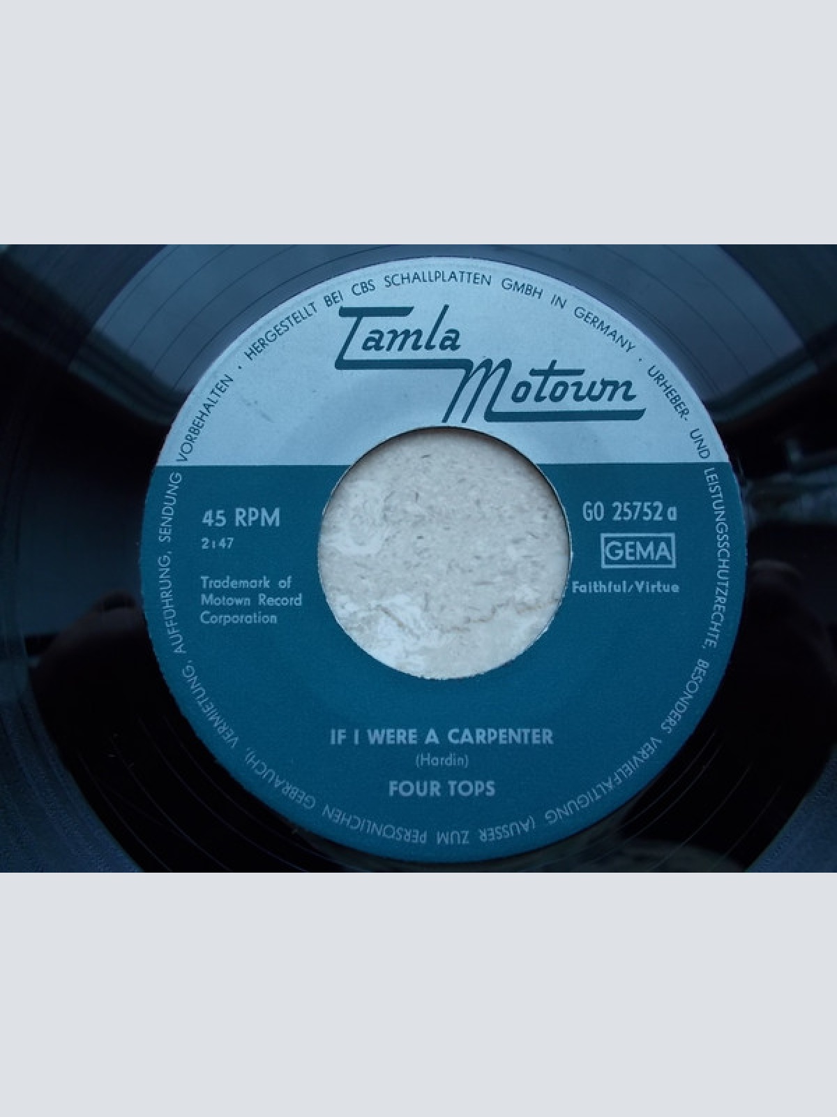 Vinyl / The Four Tops* - If I Were A Carpenter