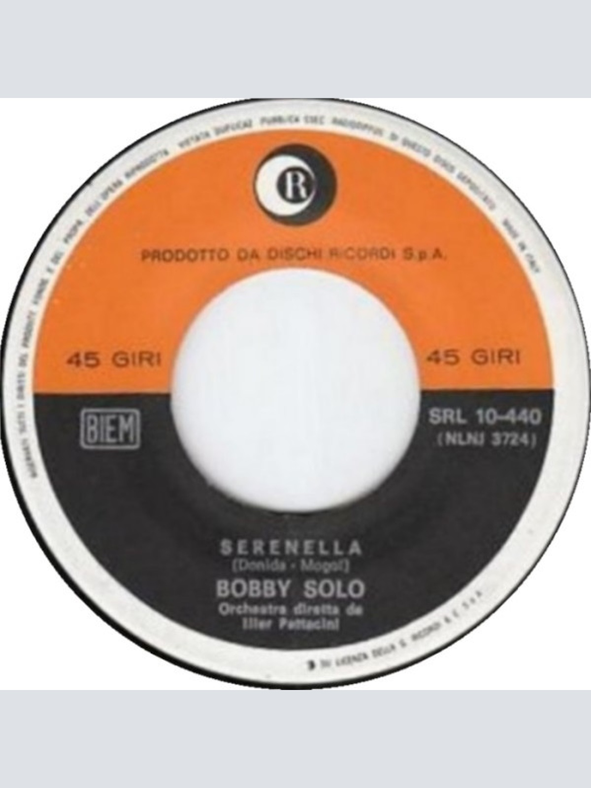 Vinyl / Bobby Solo - Non C'È Più Niente Da Fare