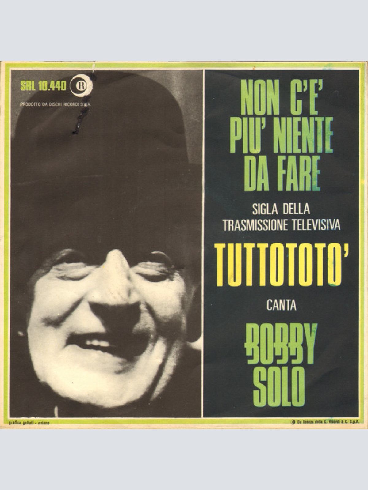 Vinyl / Bobby Solo - Non C'È Più Niente Da Fare