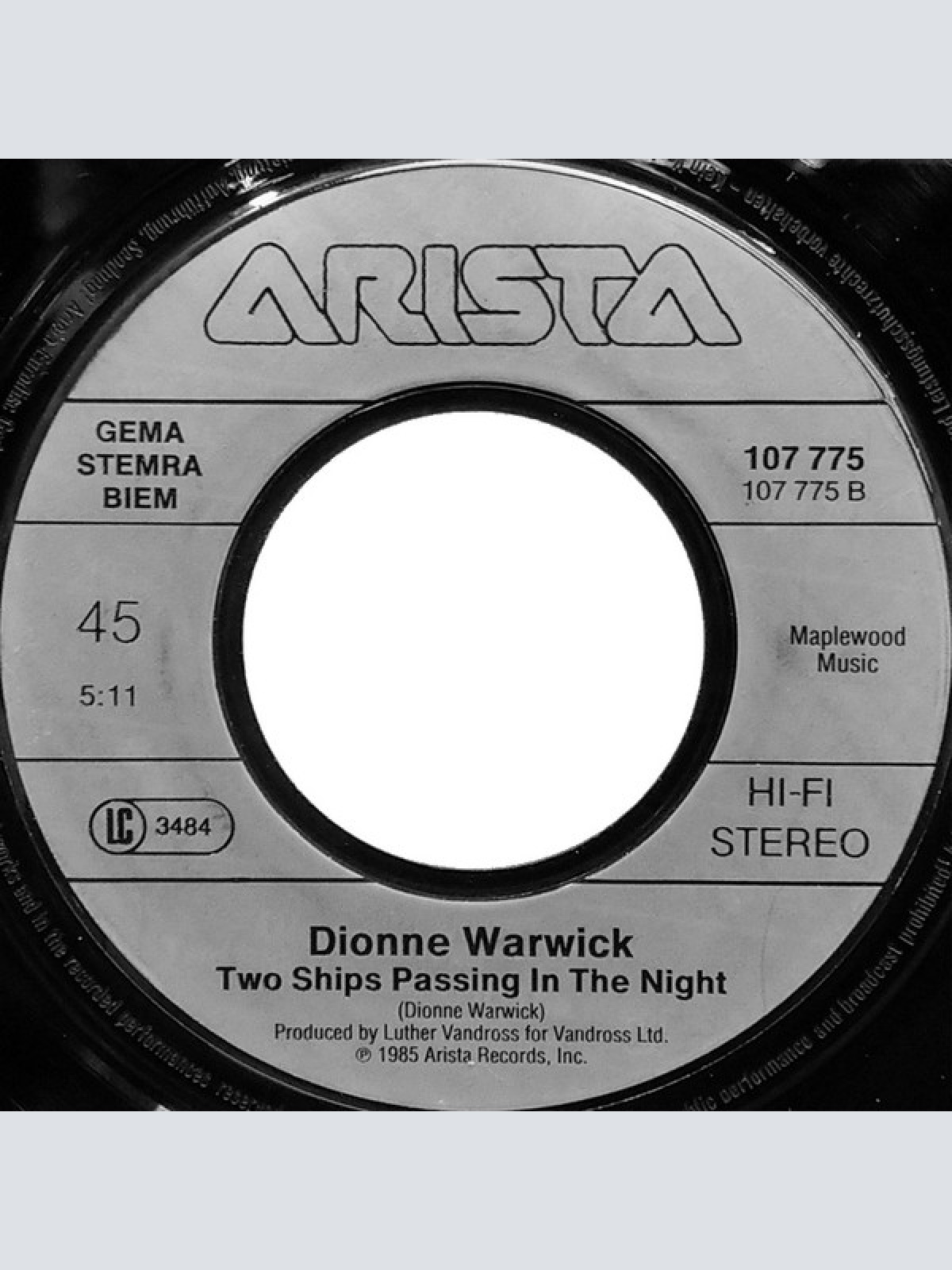 Vinyl / Dionne & Friends featuring Elton John, Gladys Knight and Stevie Wonder - That's What Friends Are For