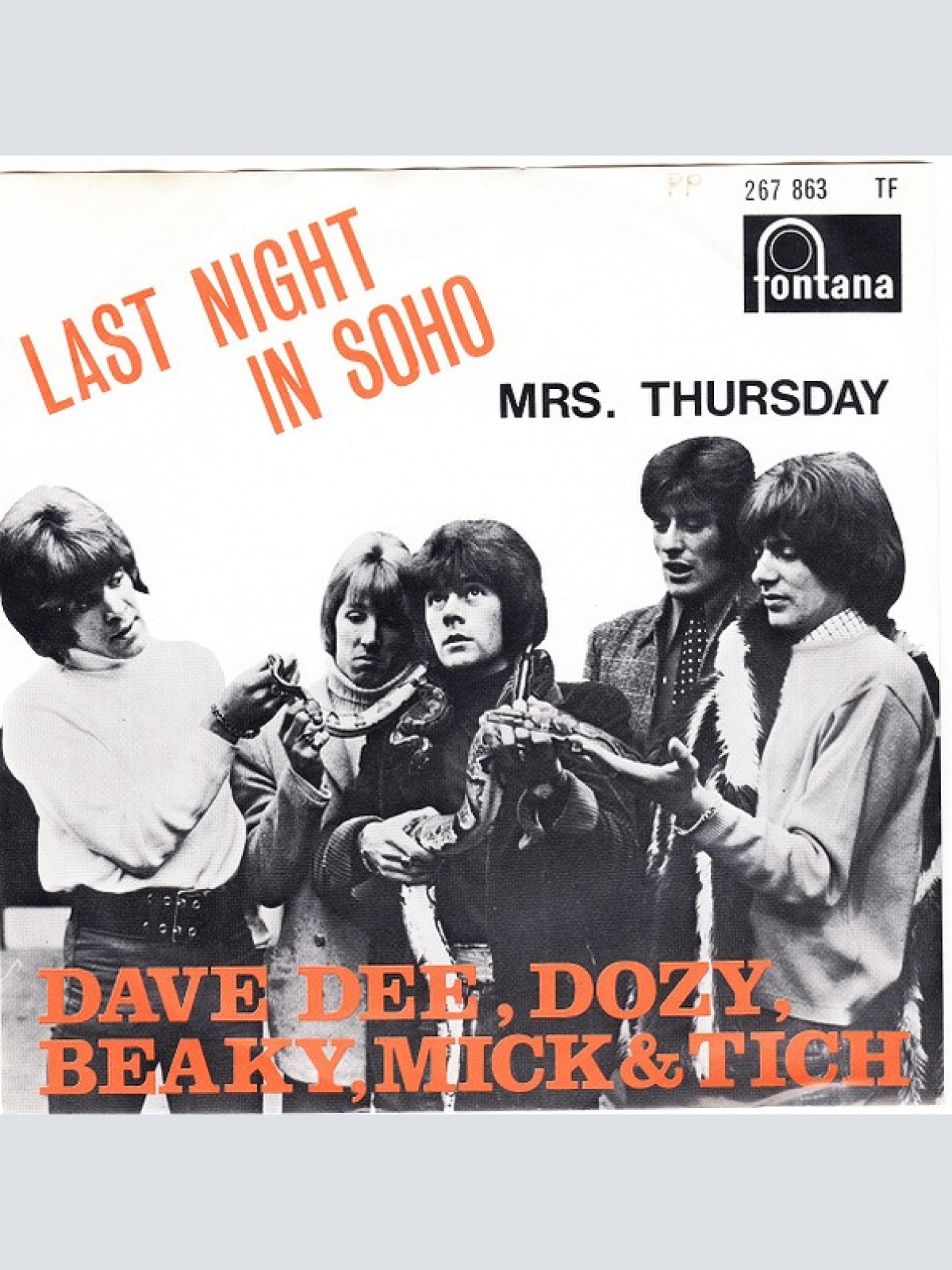 Vinyl / Dave Dee, Dozy, Beaky, Mick & Tich - Last Night In Soho