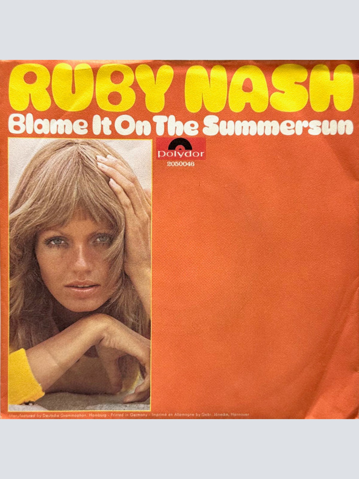 Vinyl / Ruby Nash - Blame It On The Summersun