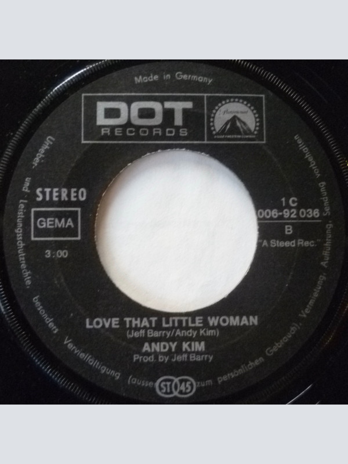 Vinyl / Andy Kim - Be My Baby