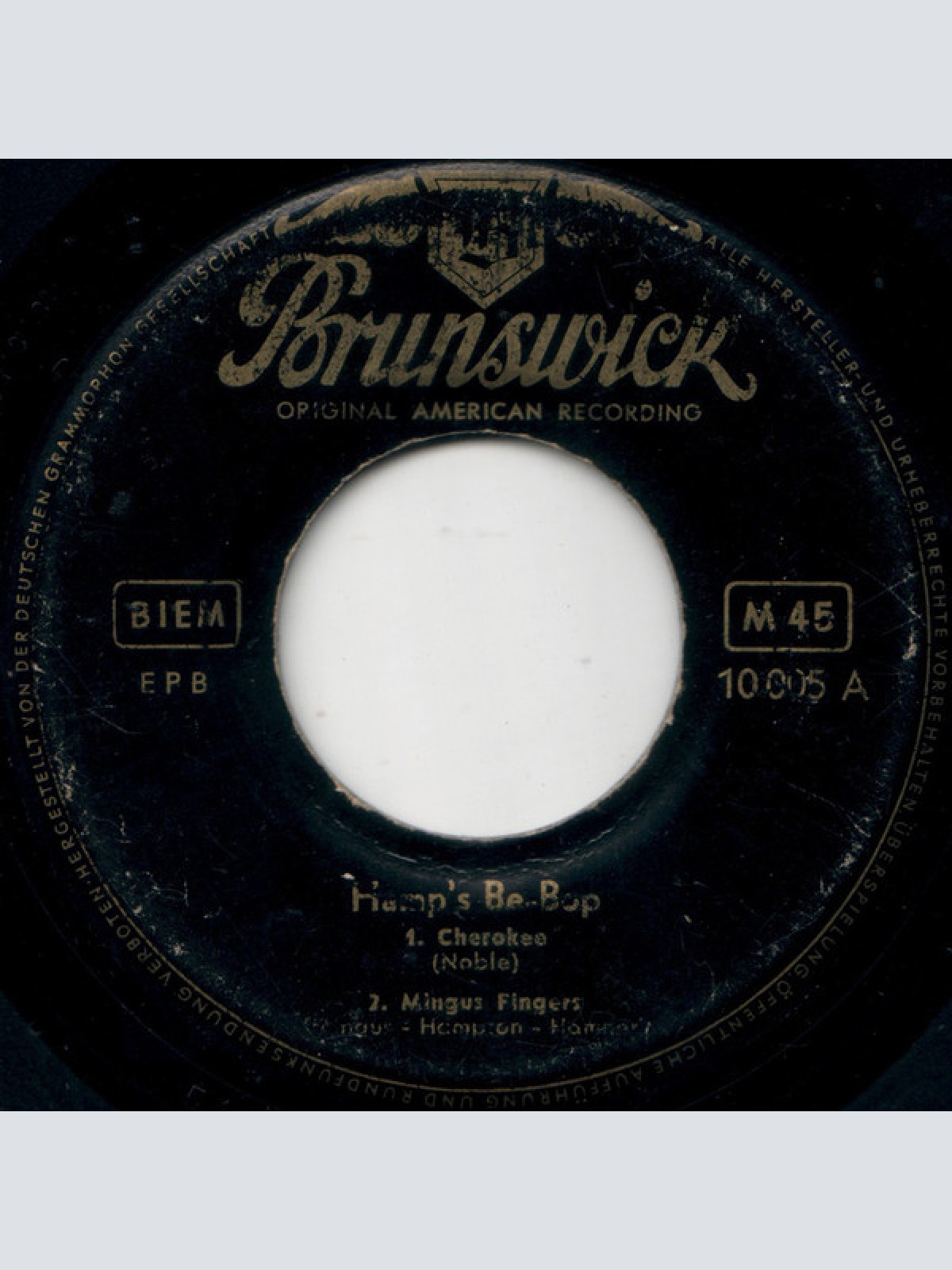 Vinyl / Lionel Hampton Und Sein Orchester* - Hamp's Be-Bop