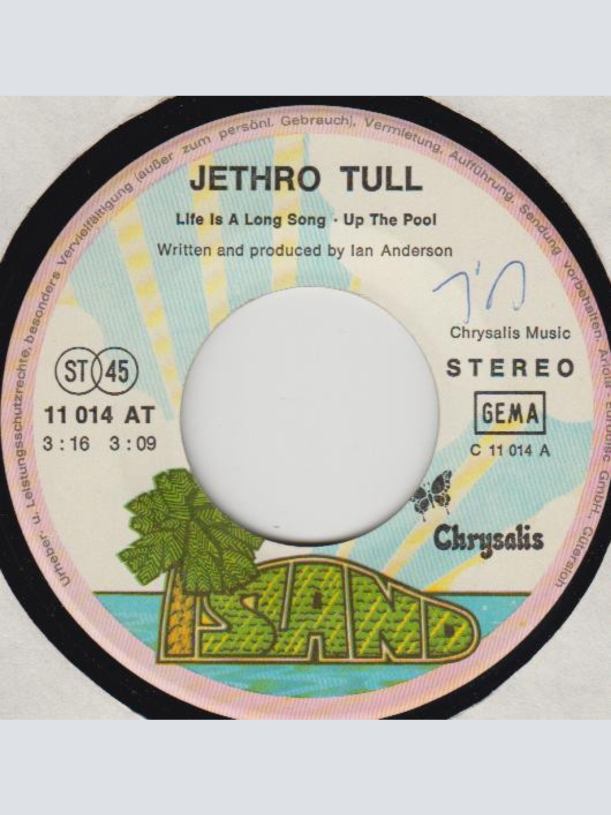 Vinyl / Jethro Tull - Life Is A Long Song