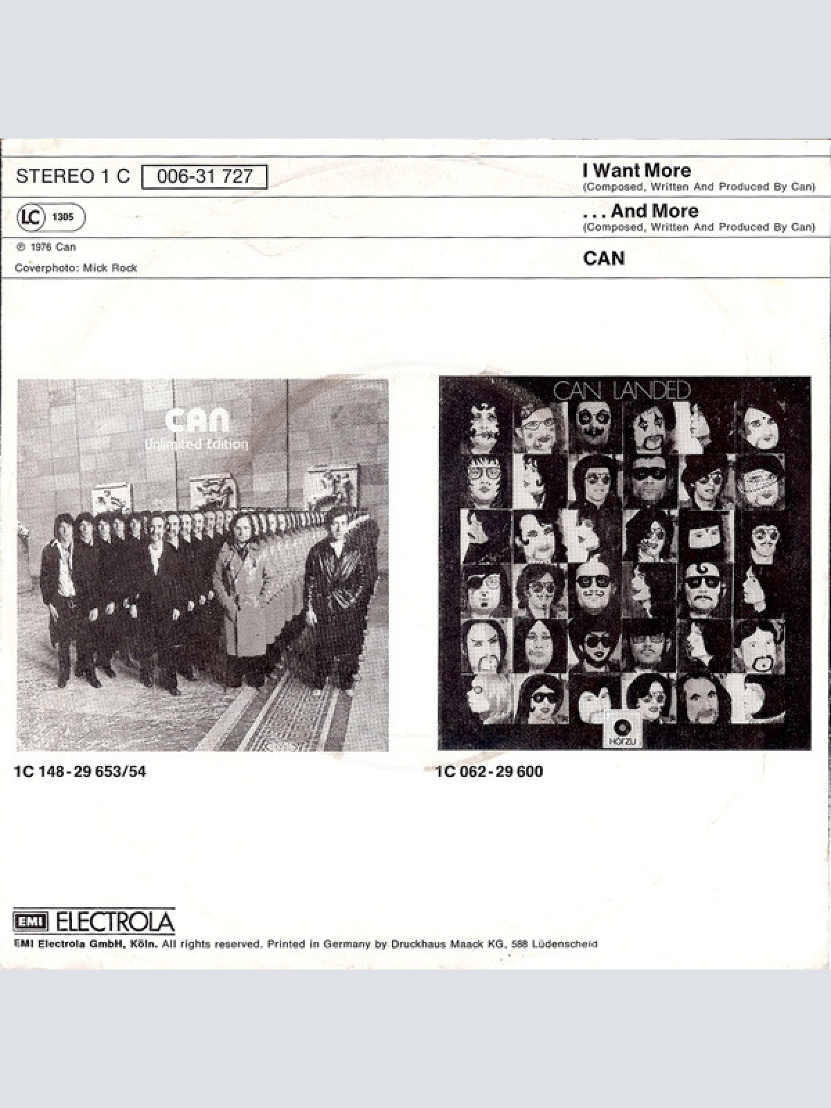 Vinyl / Can - I Want More / ... And More