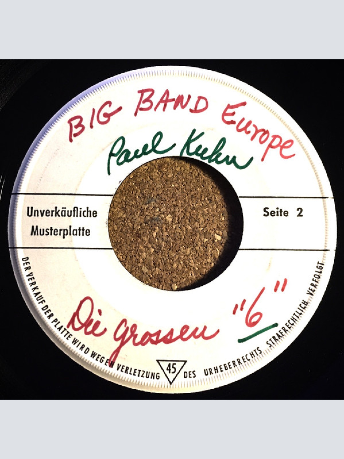 Vinyl / Big Band Europe, Paul Kuhn - Spanish Eyes / Liebesleid / The Way It Used To Be