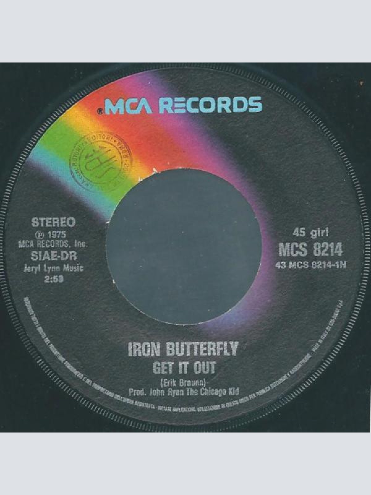 Vinyl / Iron Butterfly - Get It Out / Free