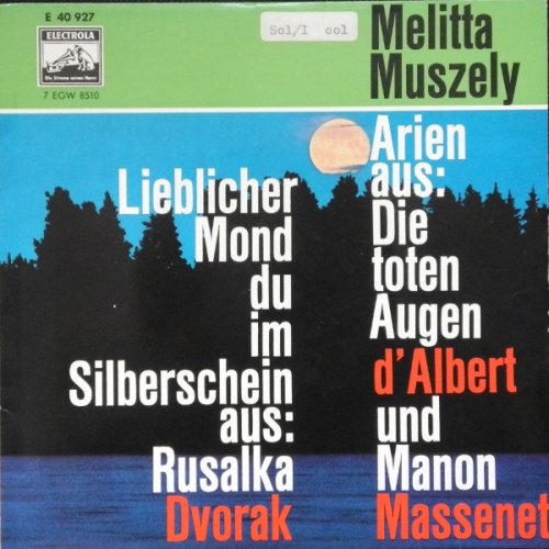 Vinyl / Melitta Muszely - Lieblicher Mond Du Im Silberschein