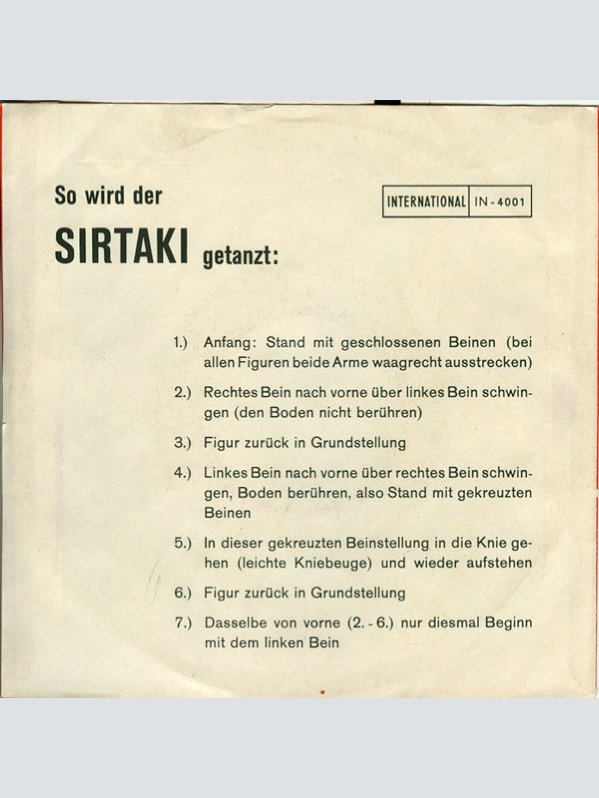 Vinyl / Filmorchester Mikis Theodorakis* /  Orchester Georg Kapojannis - Zorba's Dance / Sirtaki