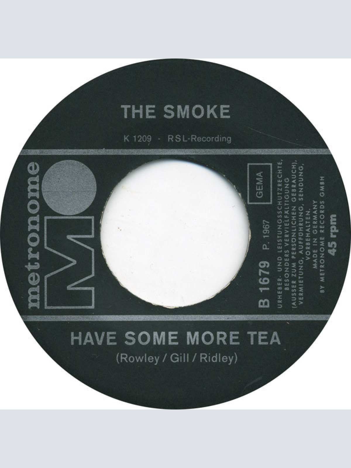 Vinyl / The Smoke - Victor Henry's Cool Book / Have Some More Tea