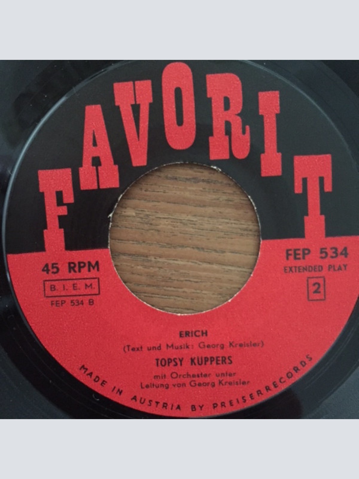 Vinyl / Topsy Küppers - Der Weihnachtsmann Auf Der Reeperbahn / Erich