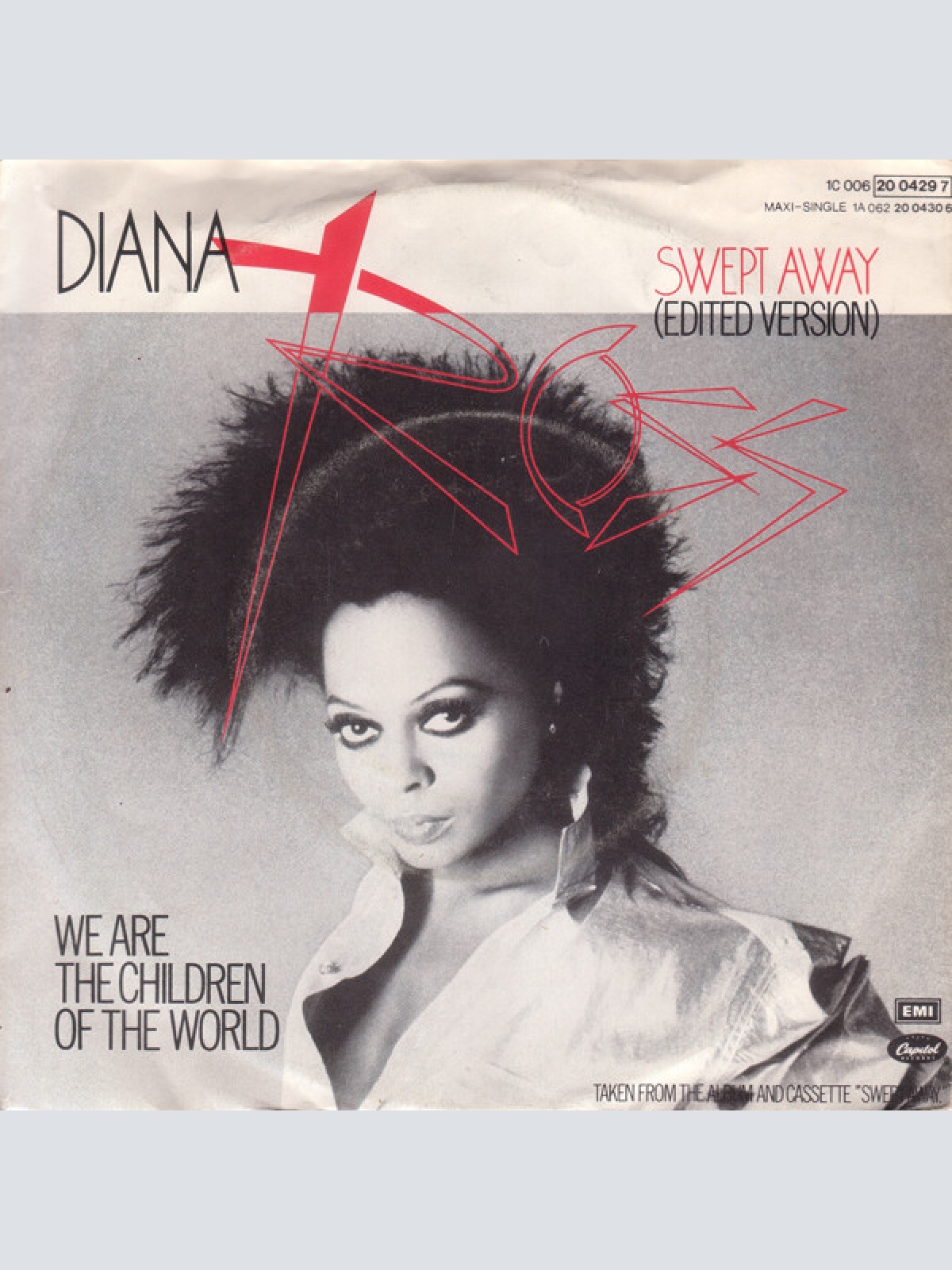 Vinyl / Diana Ross - Swept Away (Edited Version) / We Are The Children Of The World