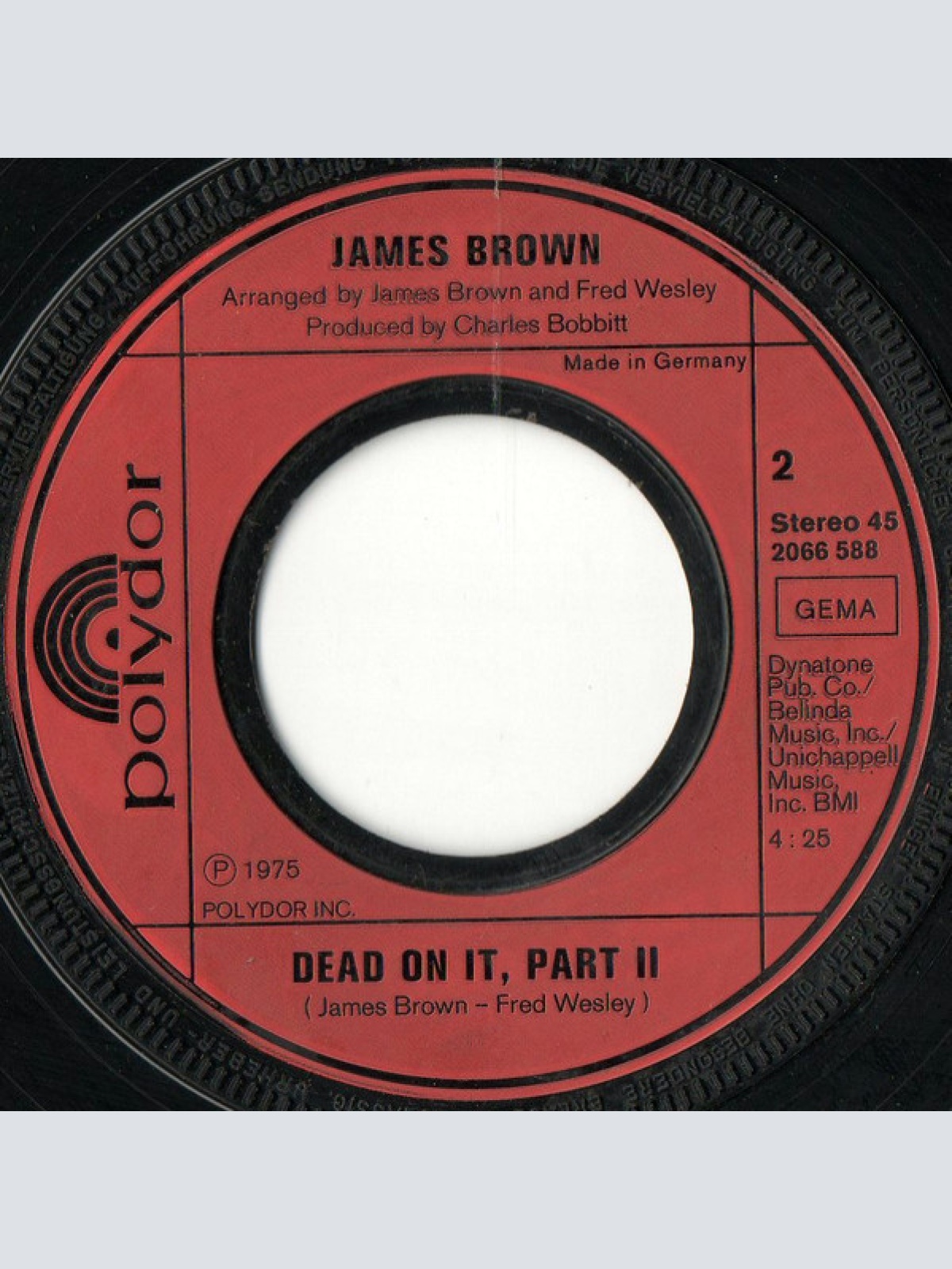 Vinyl / James Brown - Hustle!!! (Dead On It)