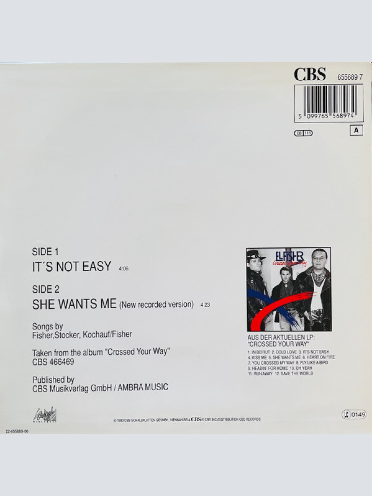 Vinyl / El Fisher - It's Not Easy