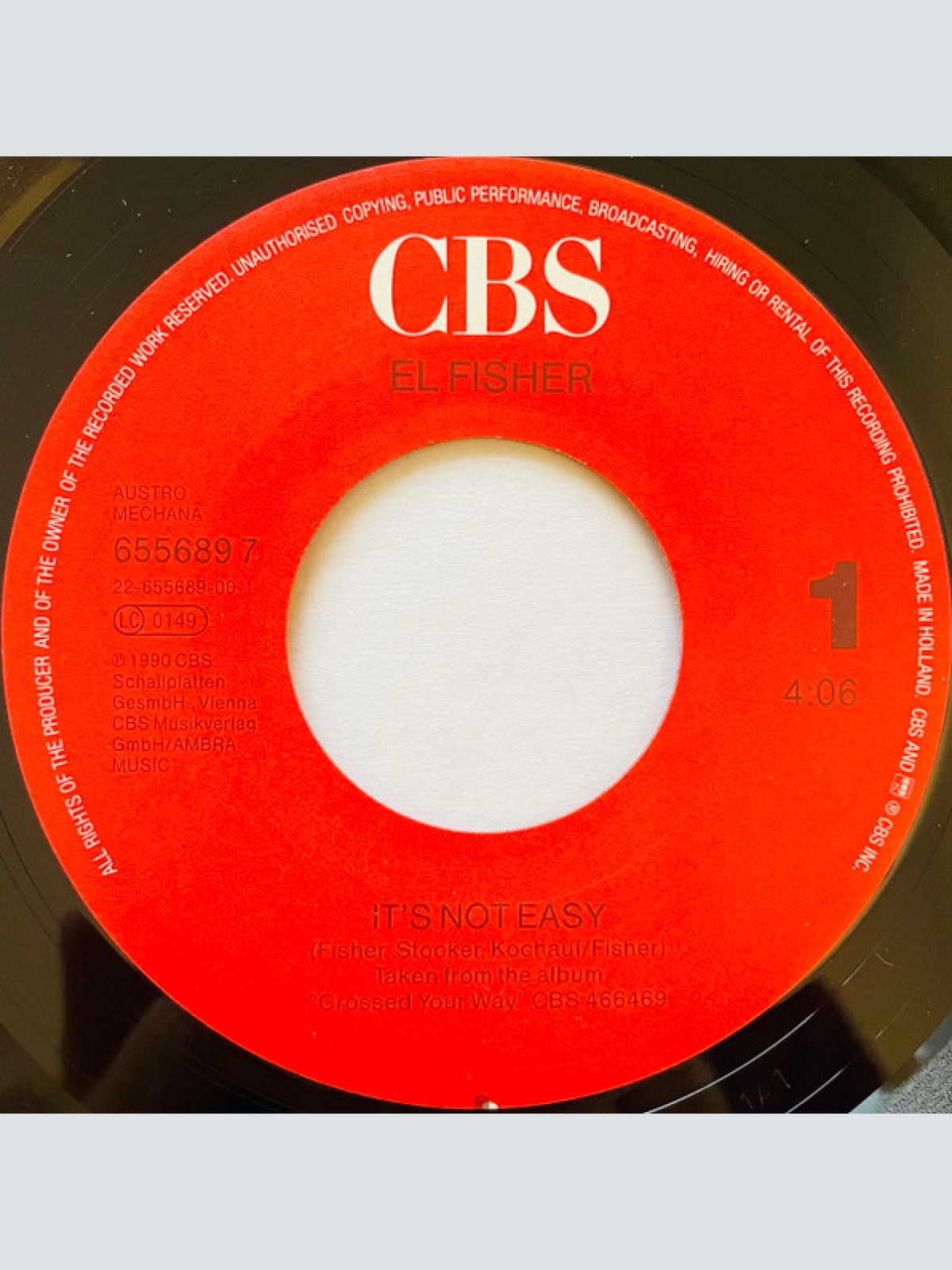 Vinyl / El Fisher - It's Not Easy