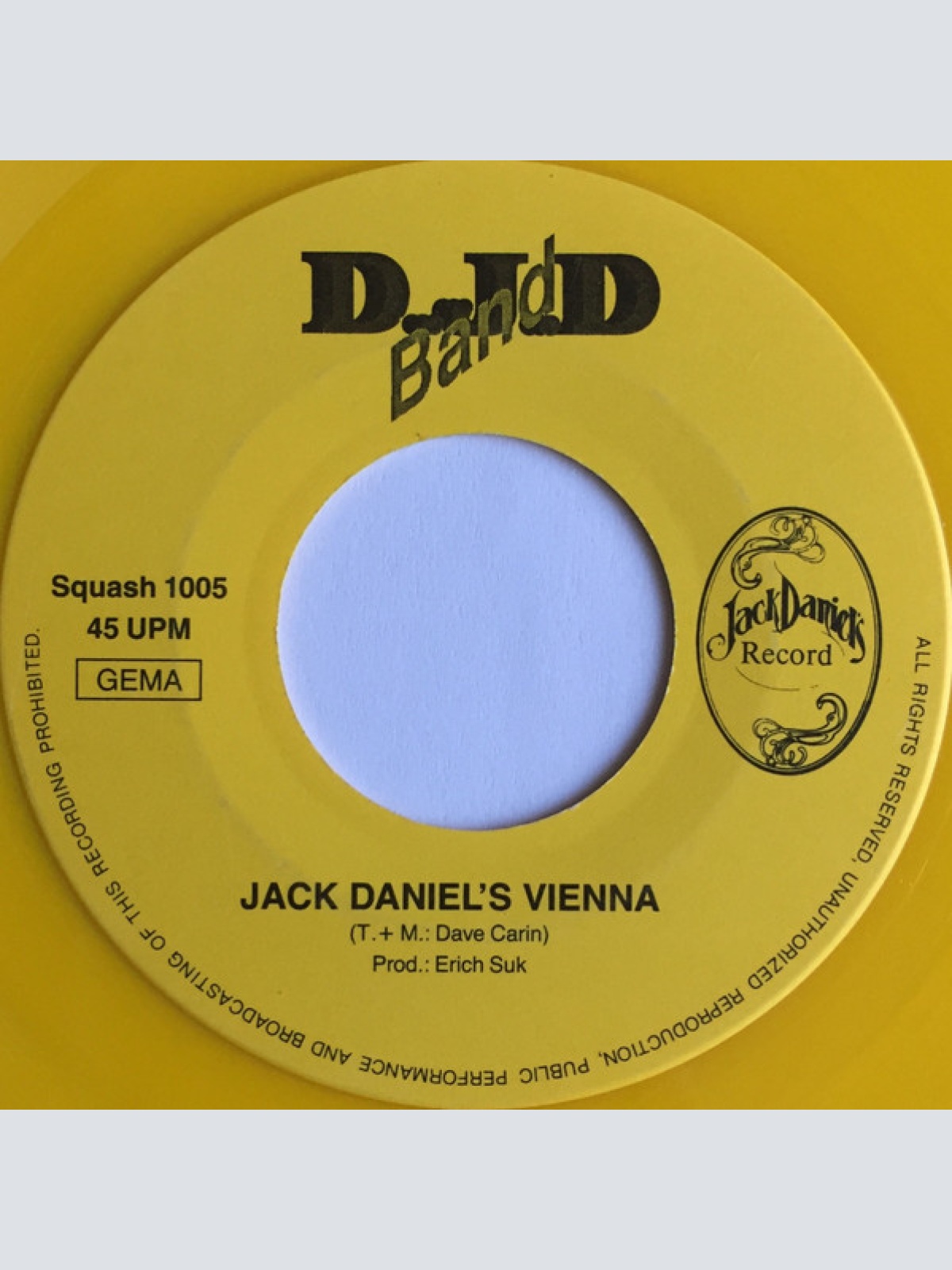 Vinyl / D.J.D. Band - Jack Daniel's Vienna