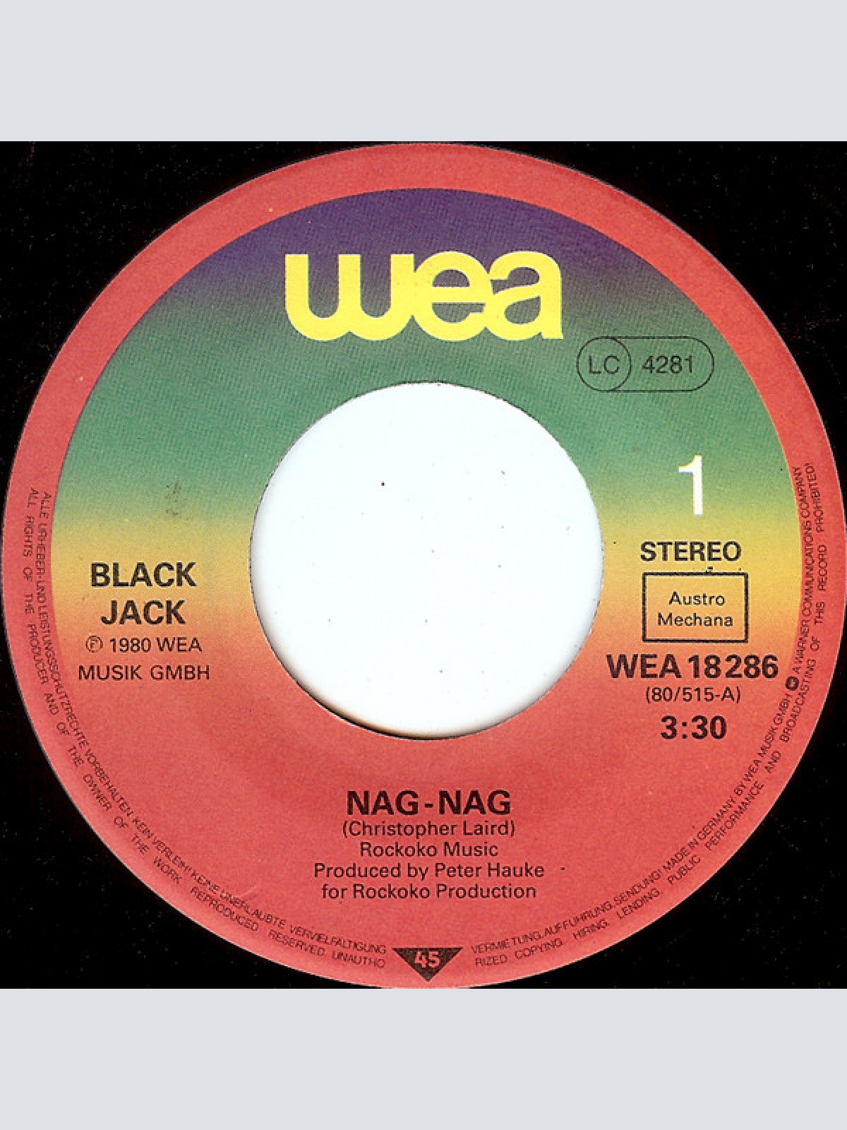 Vinyl / Black Jack (3) - Nag Nag