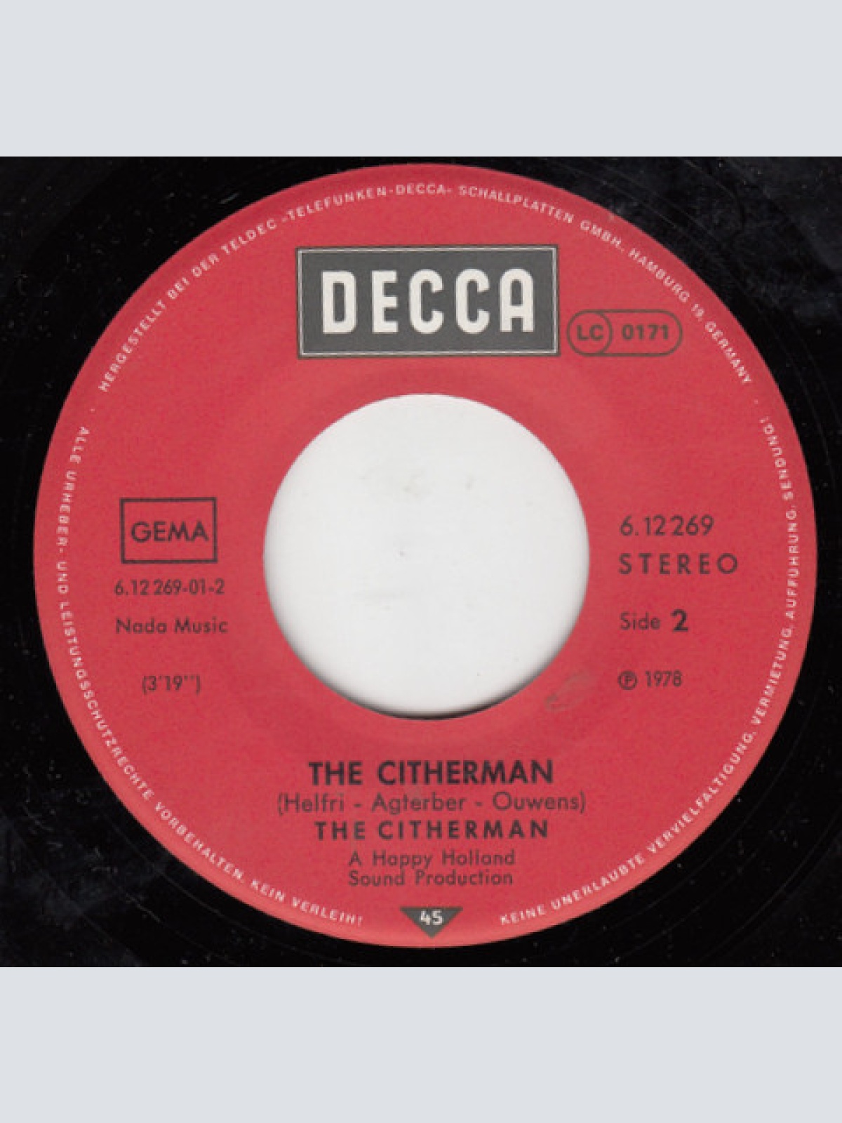 Vinyl / The Citherman - Harry Lime Theme