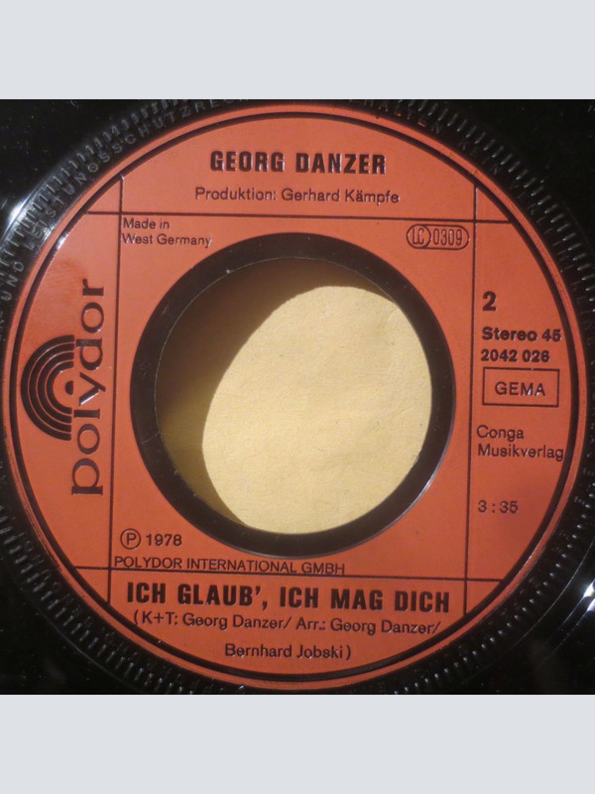 Vinyl / Georg Danzer - Mach Dich Nicht Mit Gewalt Kaputt