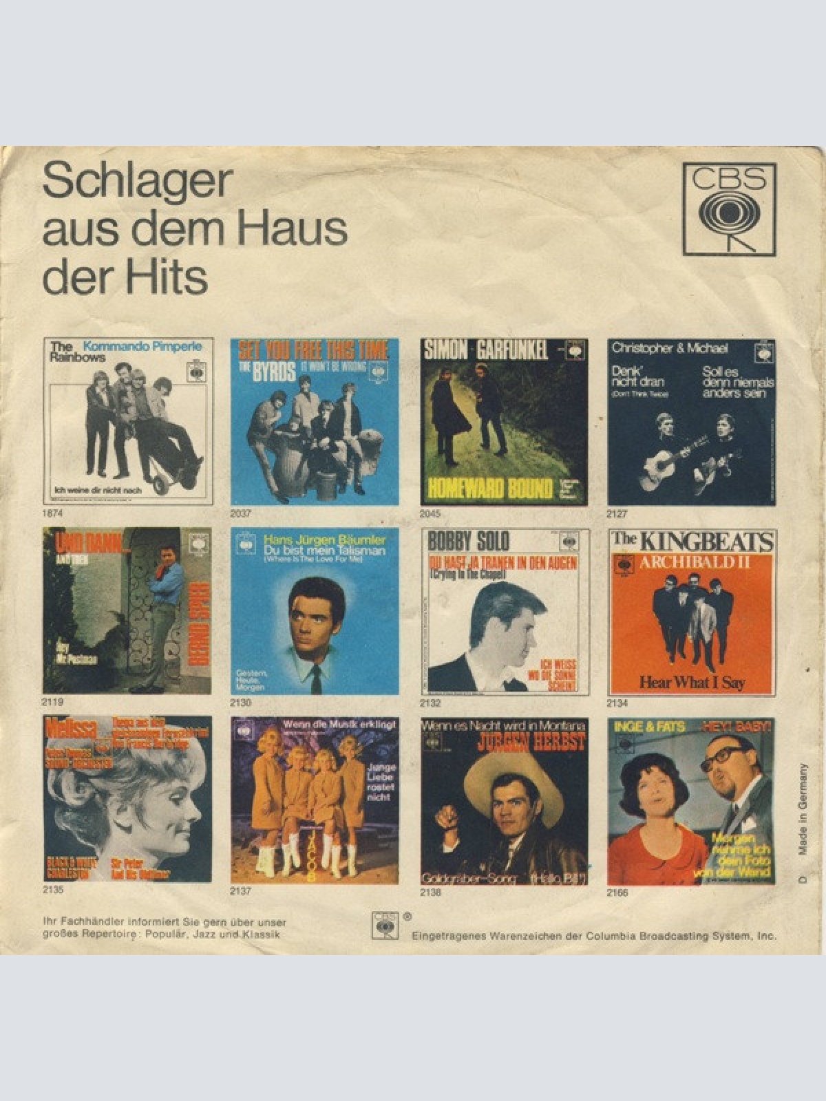 Vinyl / The Byrds - Mr. Spaceman / What's Happening?!