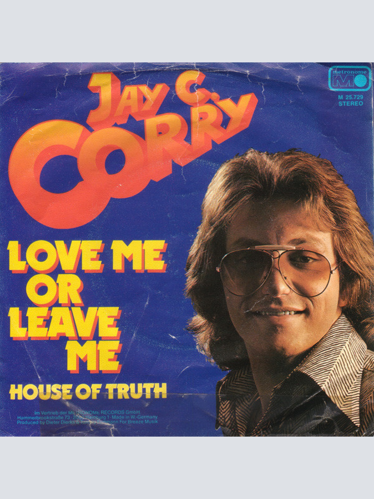 Vinyl / Jay C. Corry - Love Me Or Leave Me