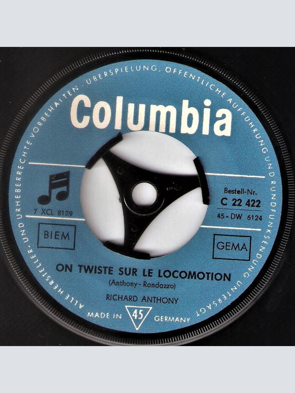 Vinyl / Richard Anthony (2) - On Twiste Sur Le Locomotion