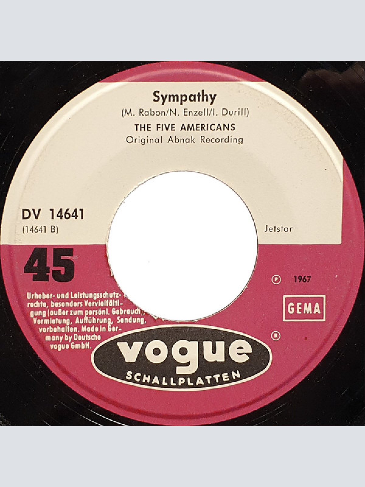 Vinyl / The Five Americans - Sound Of Love