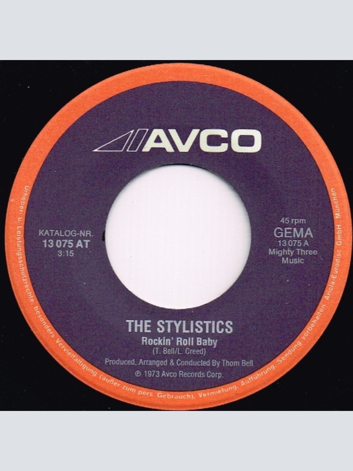 Vinyl / The Stylistics - Rockin' Roll Baby