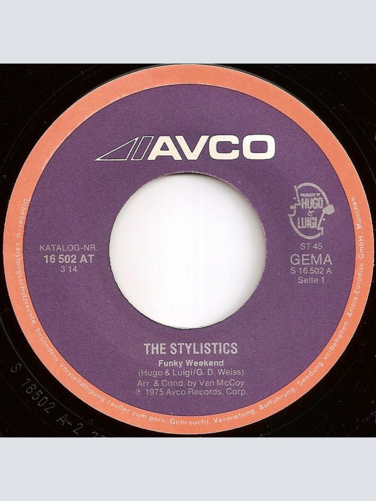 Vinyl / The Stylistics - Funky Weekend