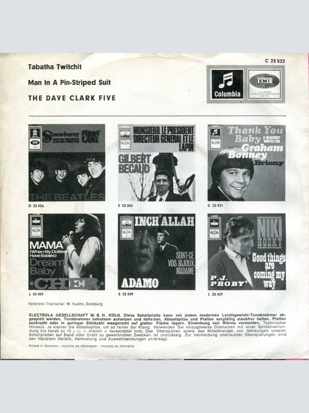 Vinyl / The Dave Clark Five - Tabatha Twitchit