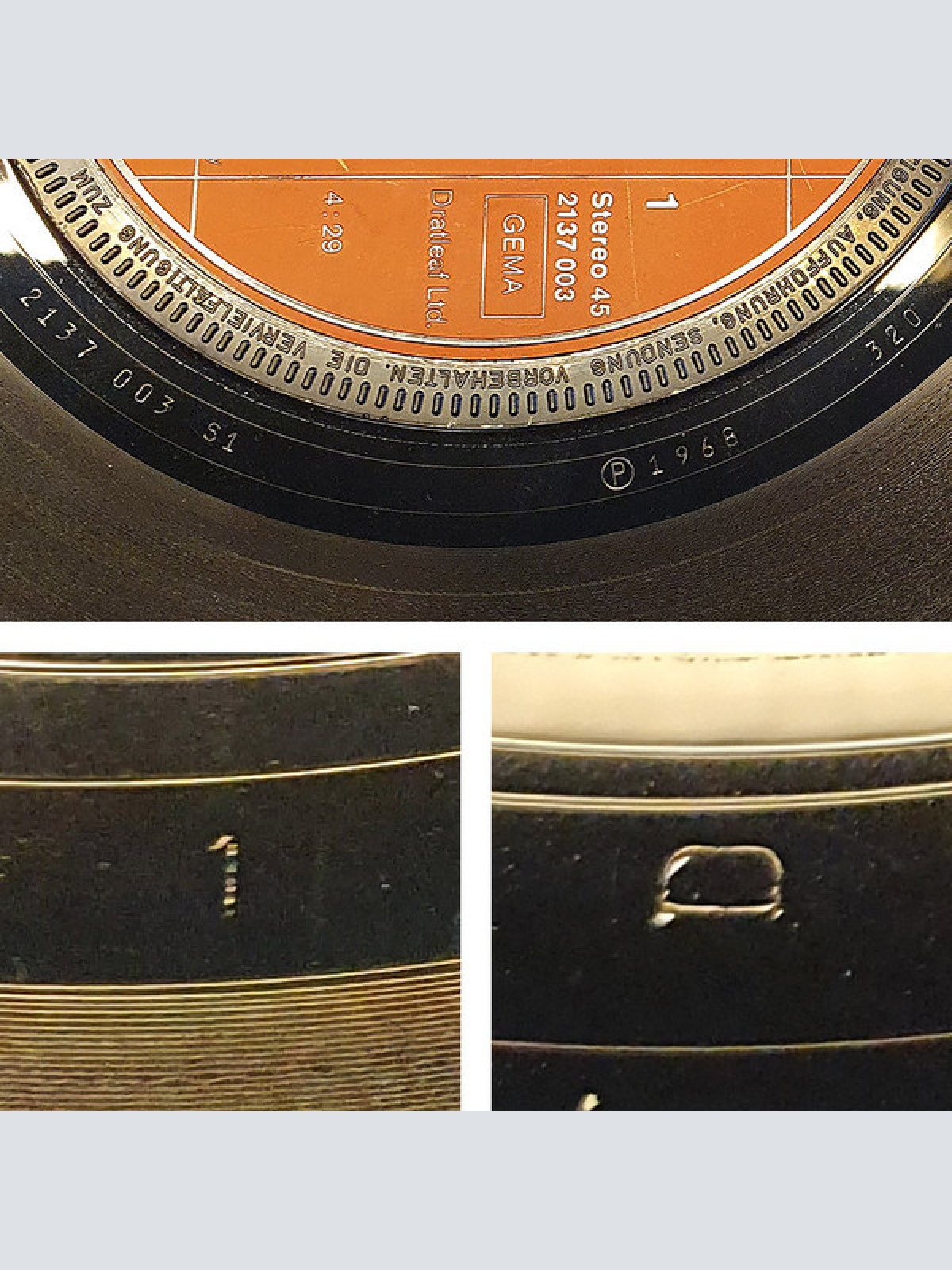 Vinyl / Cream (2) - Die Grossen Vier